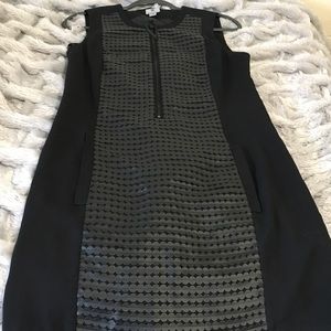 Faux Leather Dress